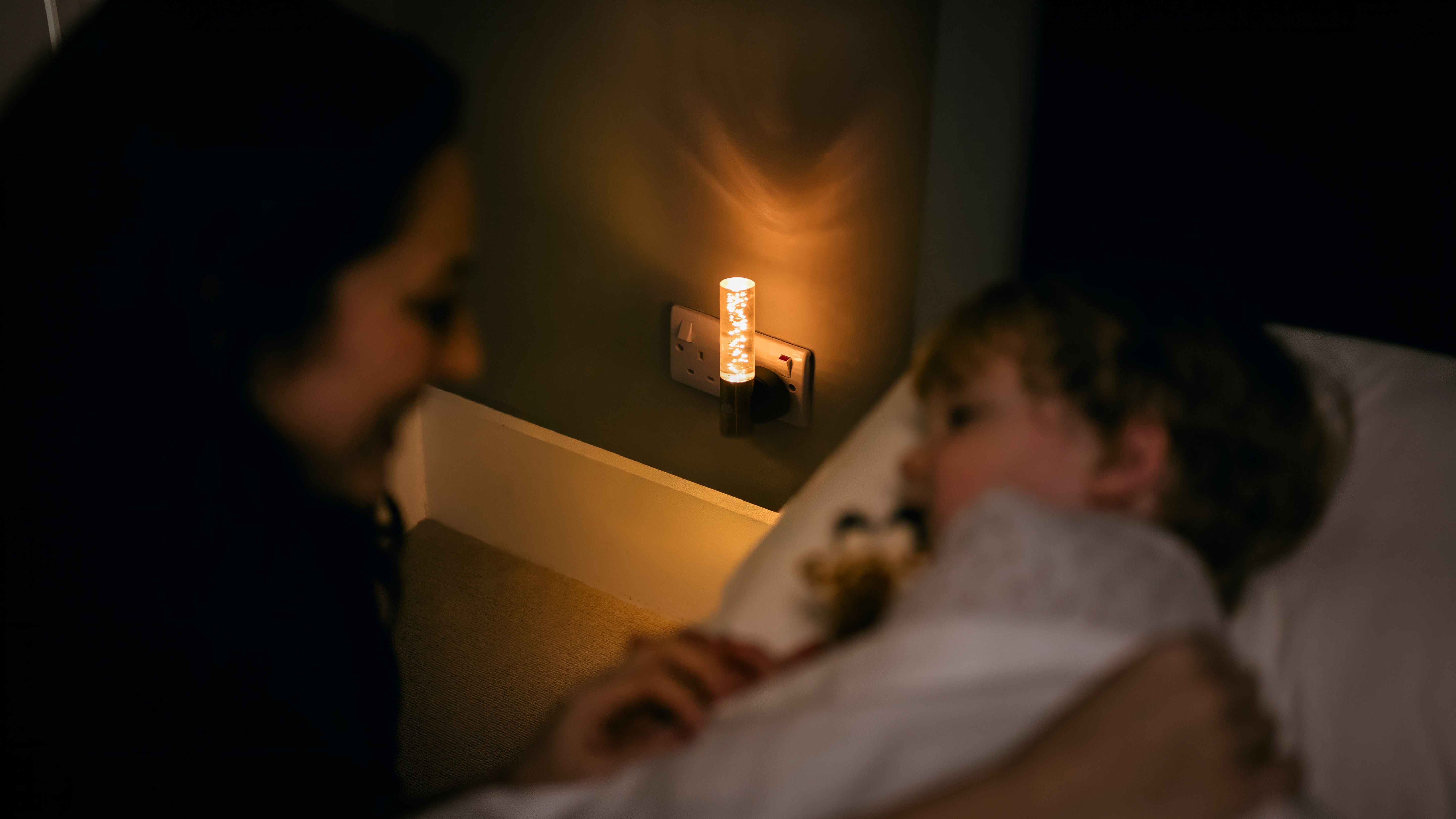 Decorative plug-in night lights for bedrooms, bathrooms, hallways, and rental homes