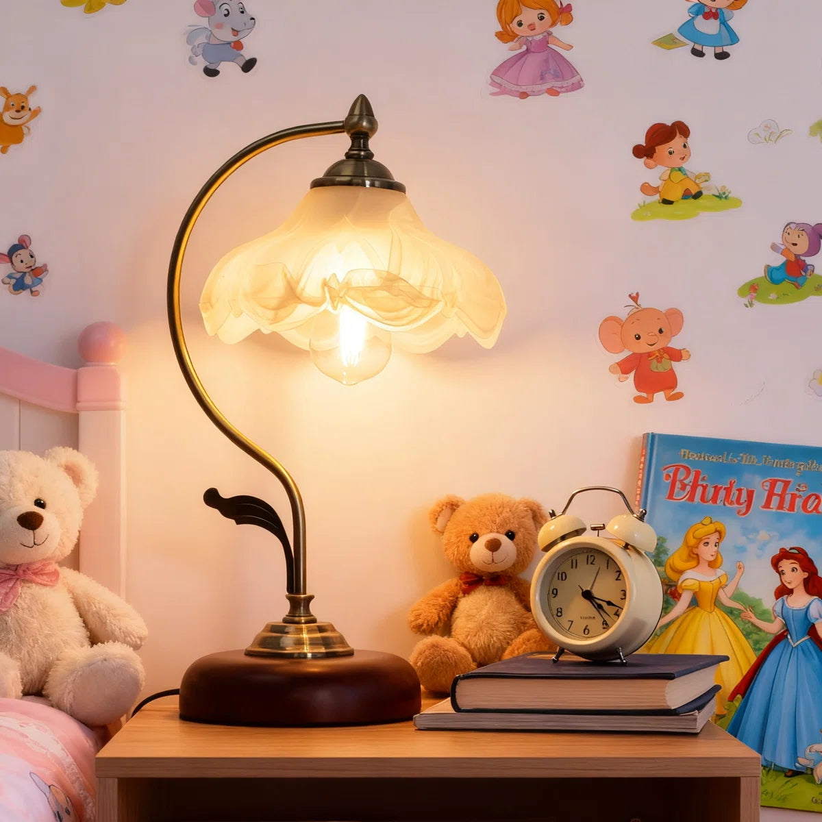 Brass Dome Metal Table Lamp Retro