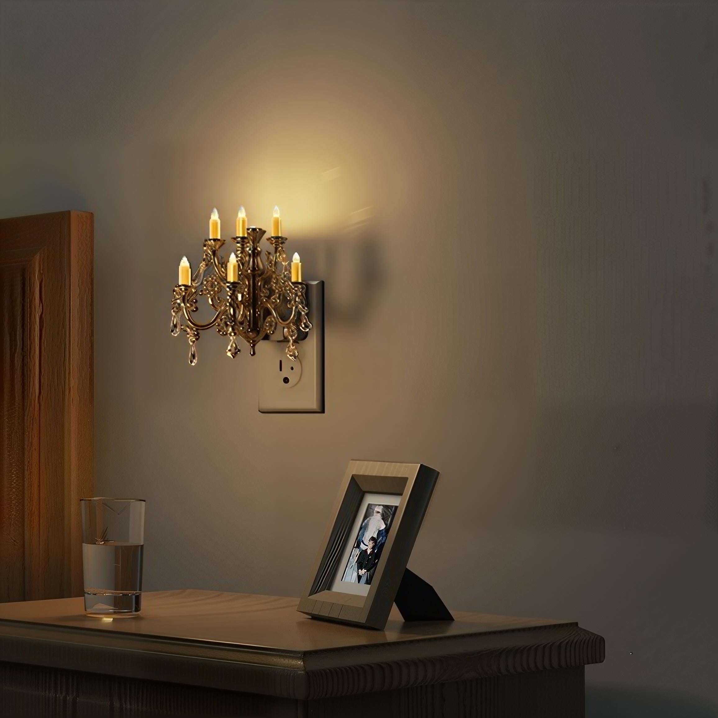 Plug in Night Light Chandelier Design