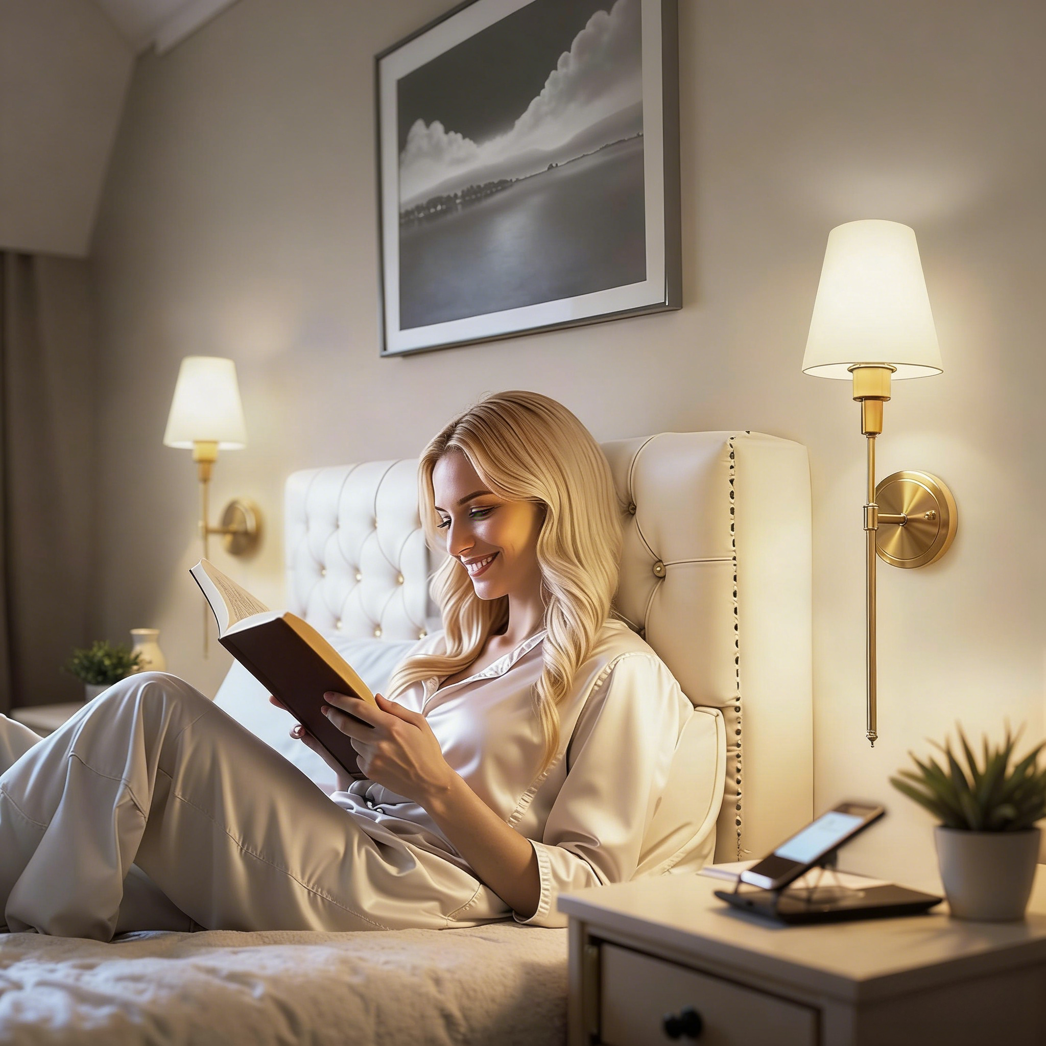 Wall Sconce Battery Operated, Gold with 15 Color Modes