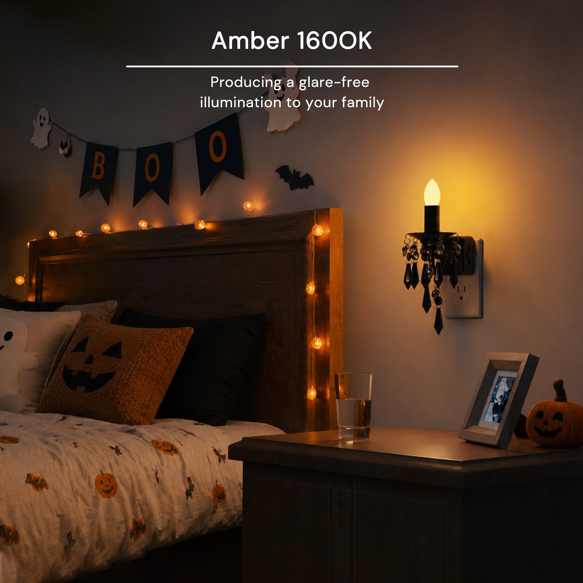 Halloween Gothic Candle Plug-In Night Light