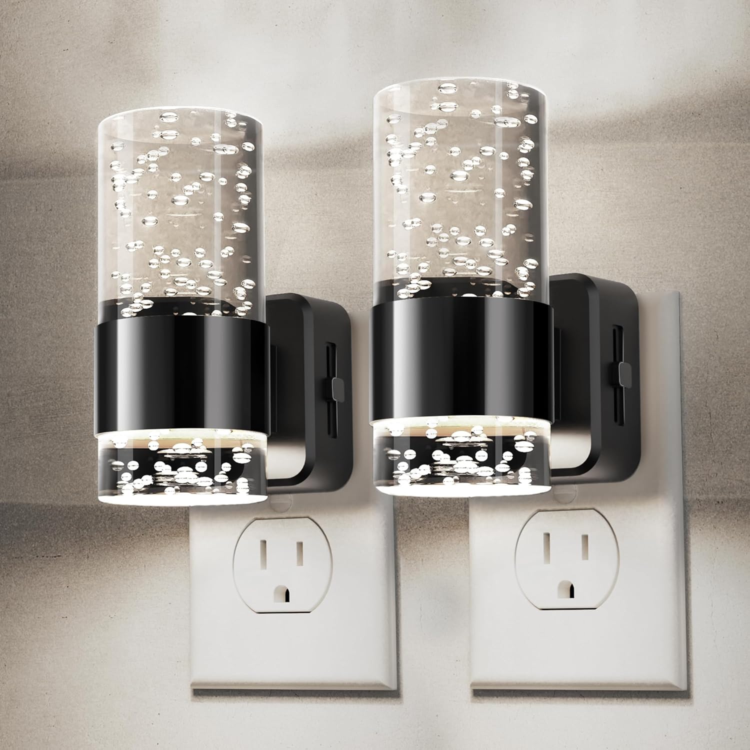 Plug-in Night Light Acrylic Bubble Style