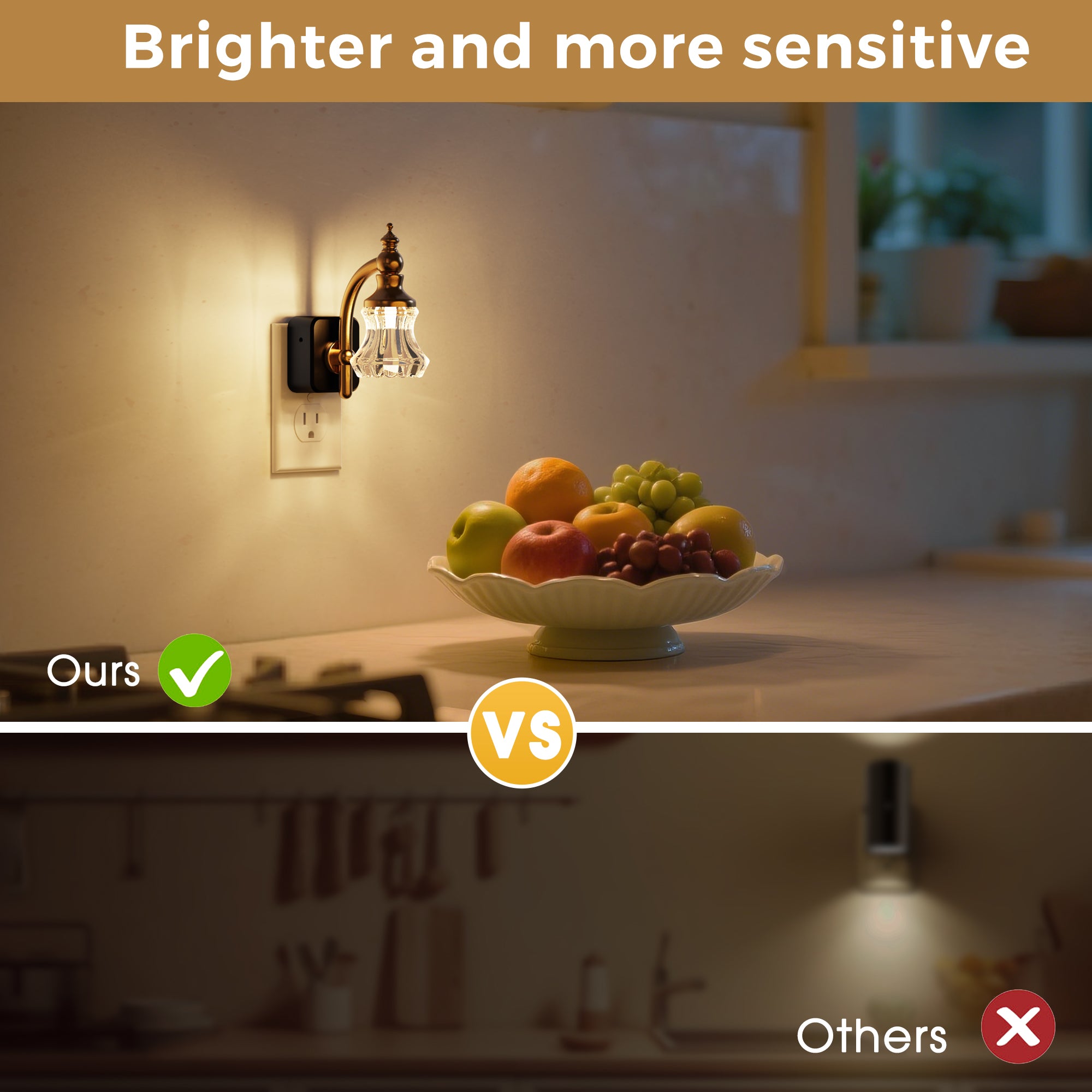 Plug-in Night Light Floral Style (Down)