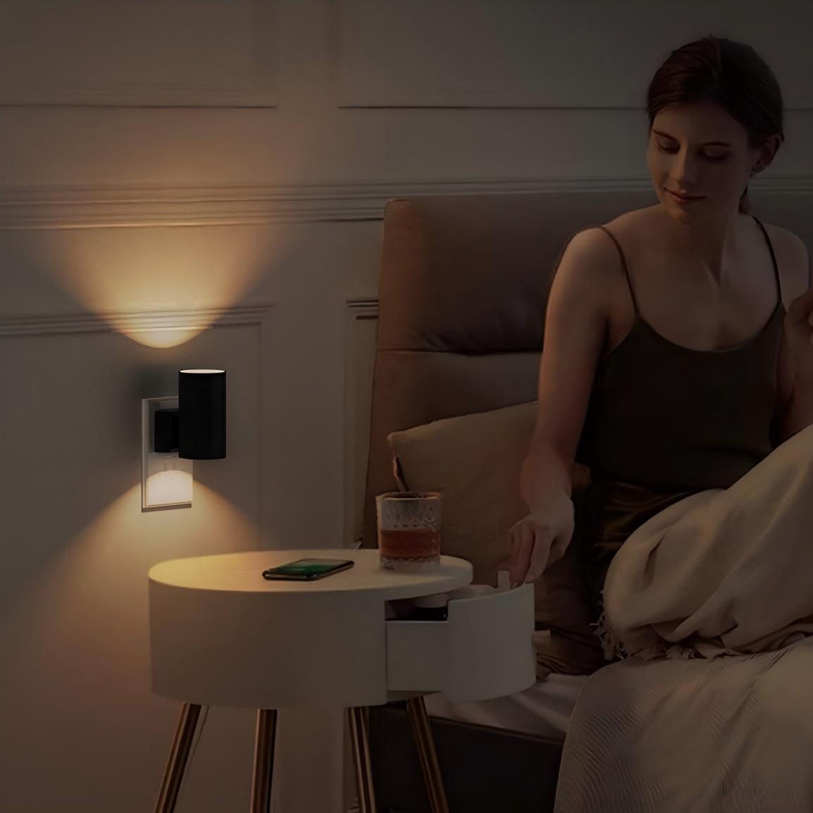 Plug-in Night Light Wall Sconce Style