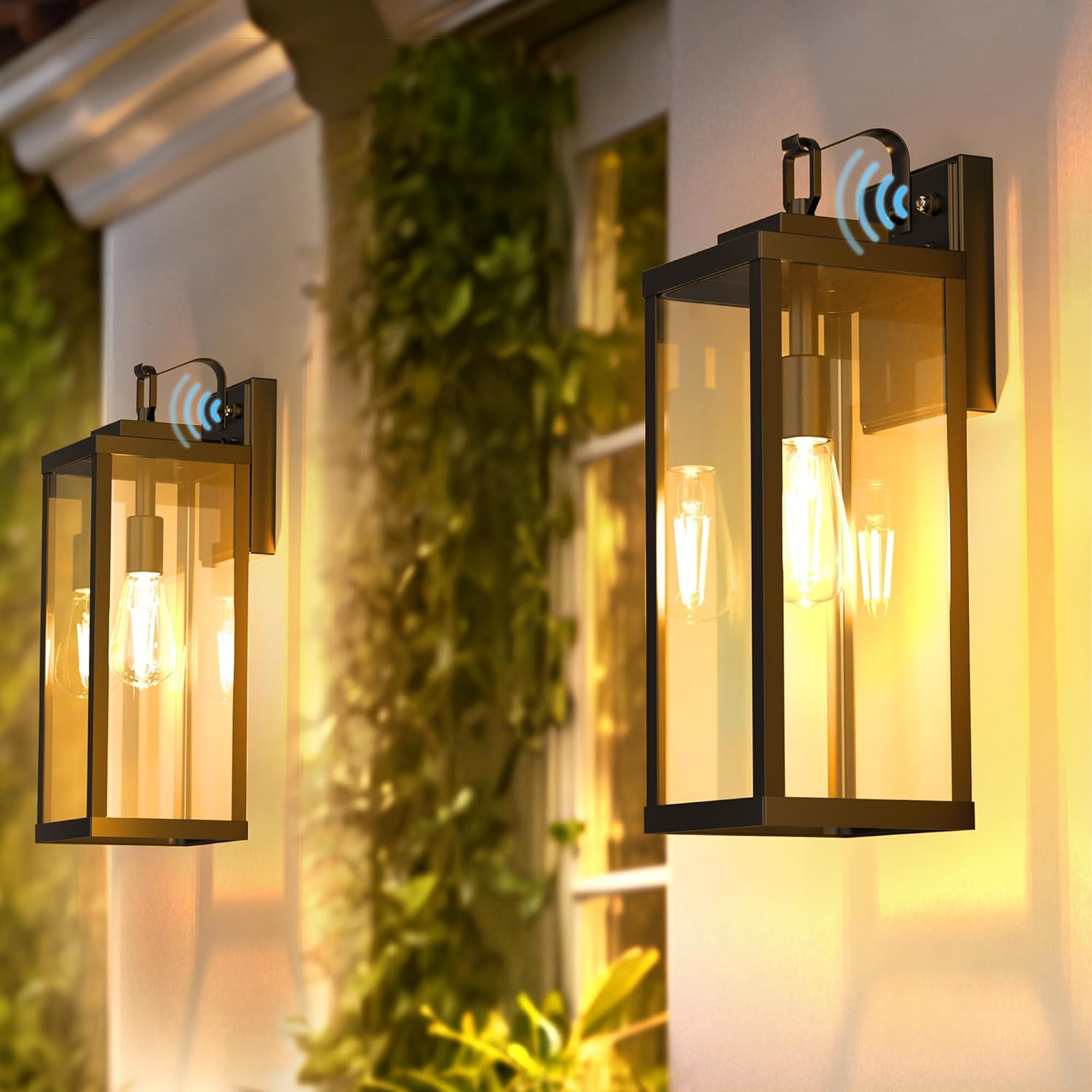 Outdoor Light Fixture, Black Waterproof Anti-Rust Porch Lights