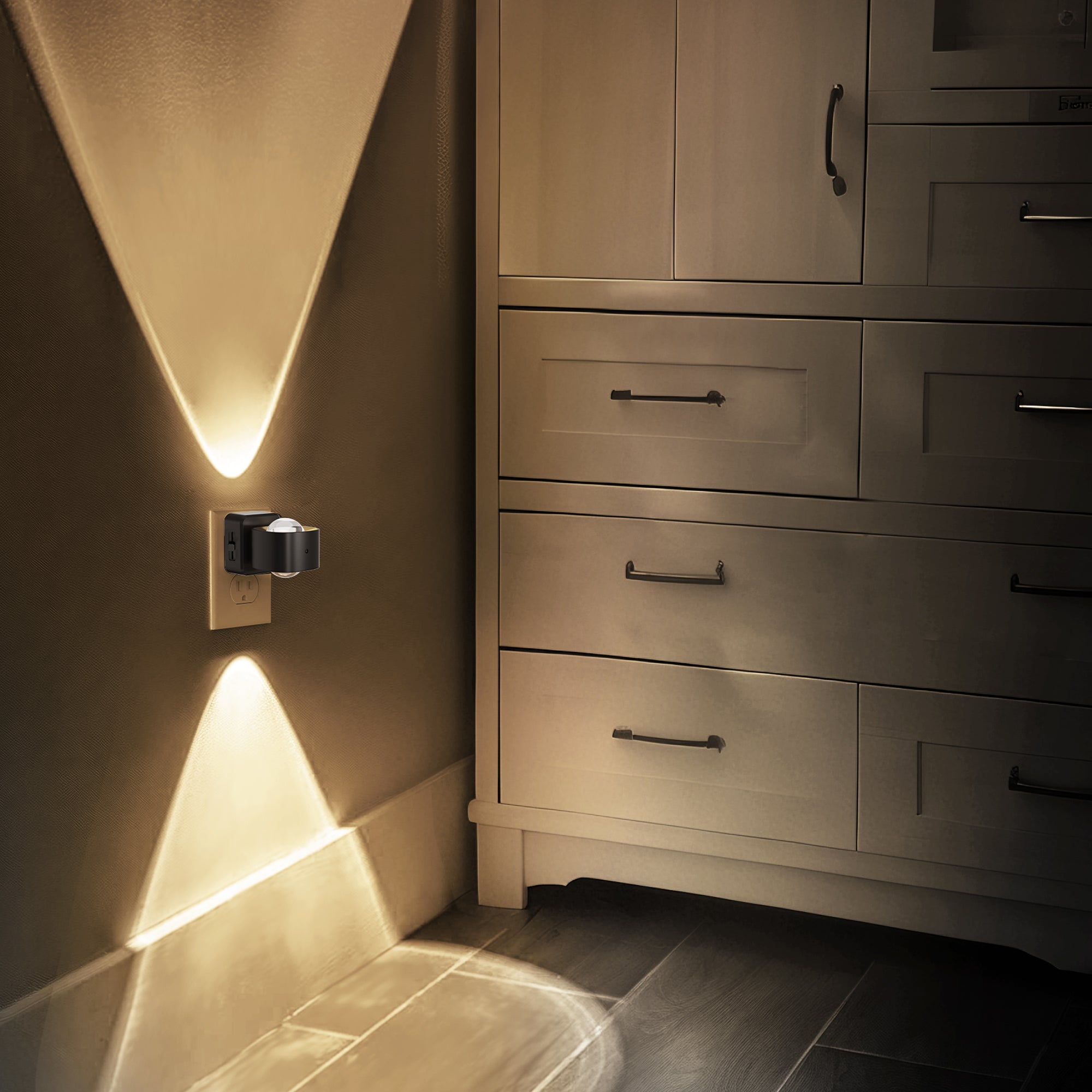 Plug-in Night Light Projector 180°Rotating