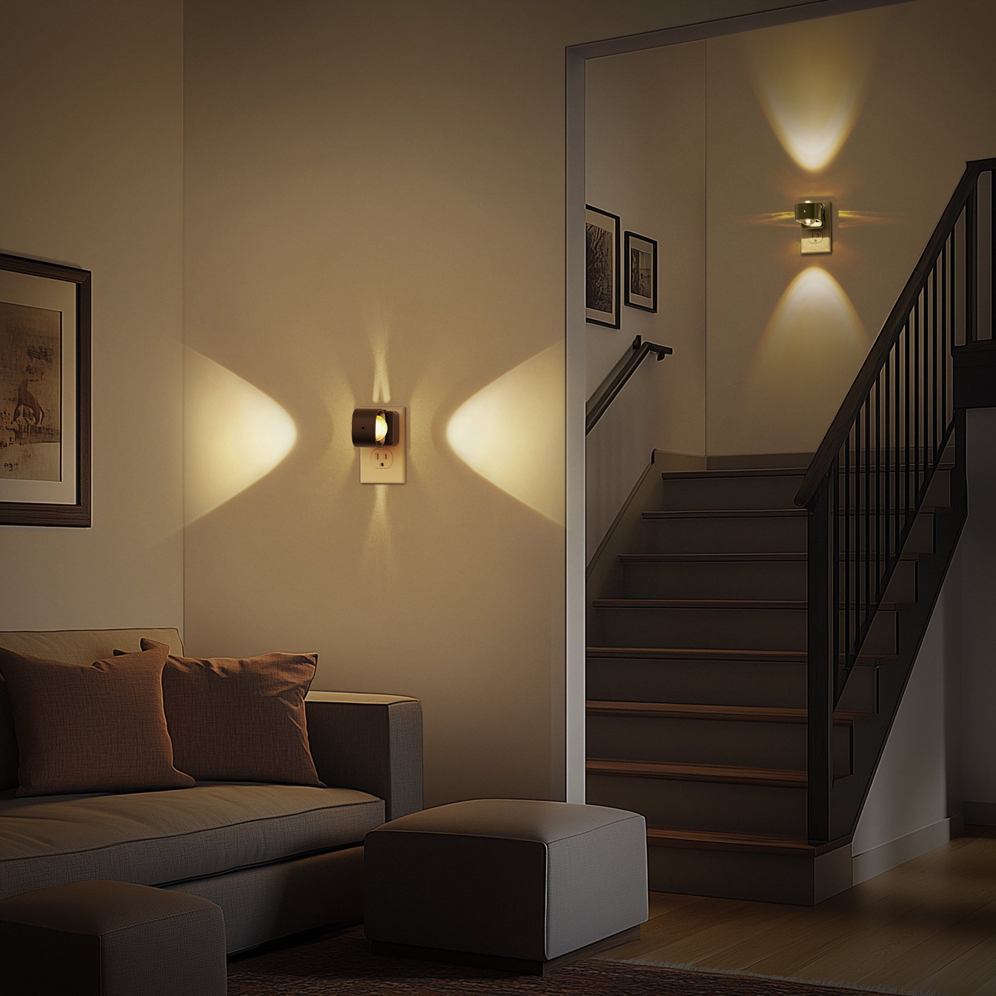 Plug-in Night Light Projector 180°Rotating