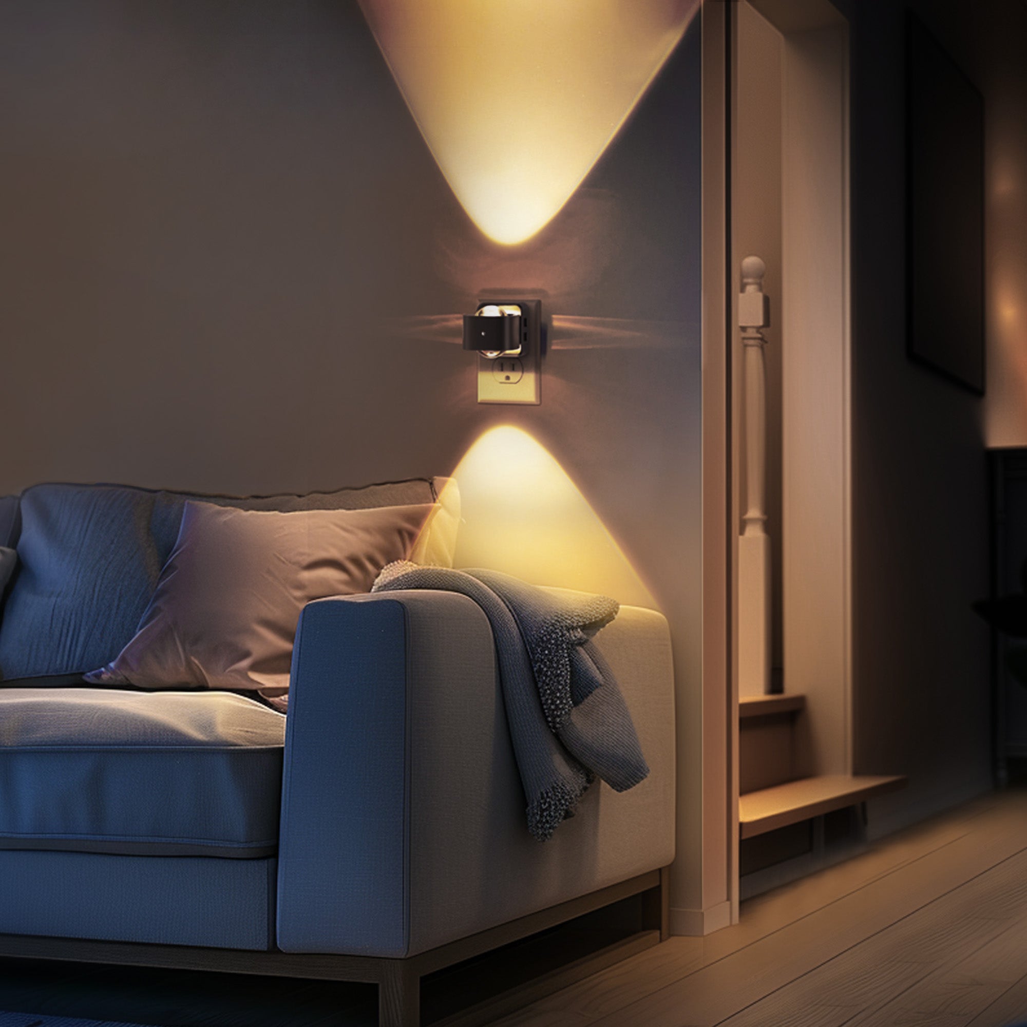 Plug-in Night Light Projector 180°Rotating