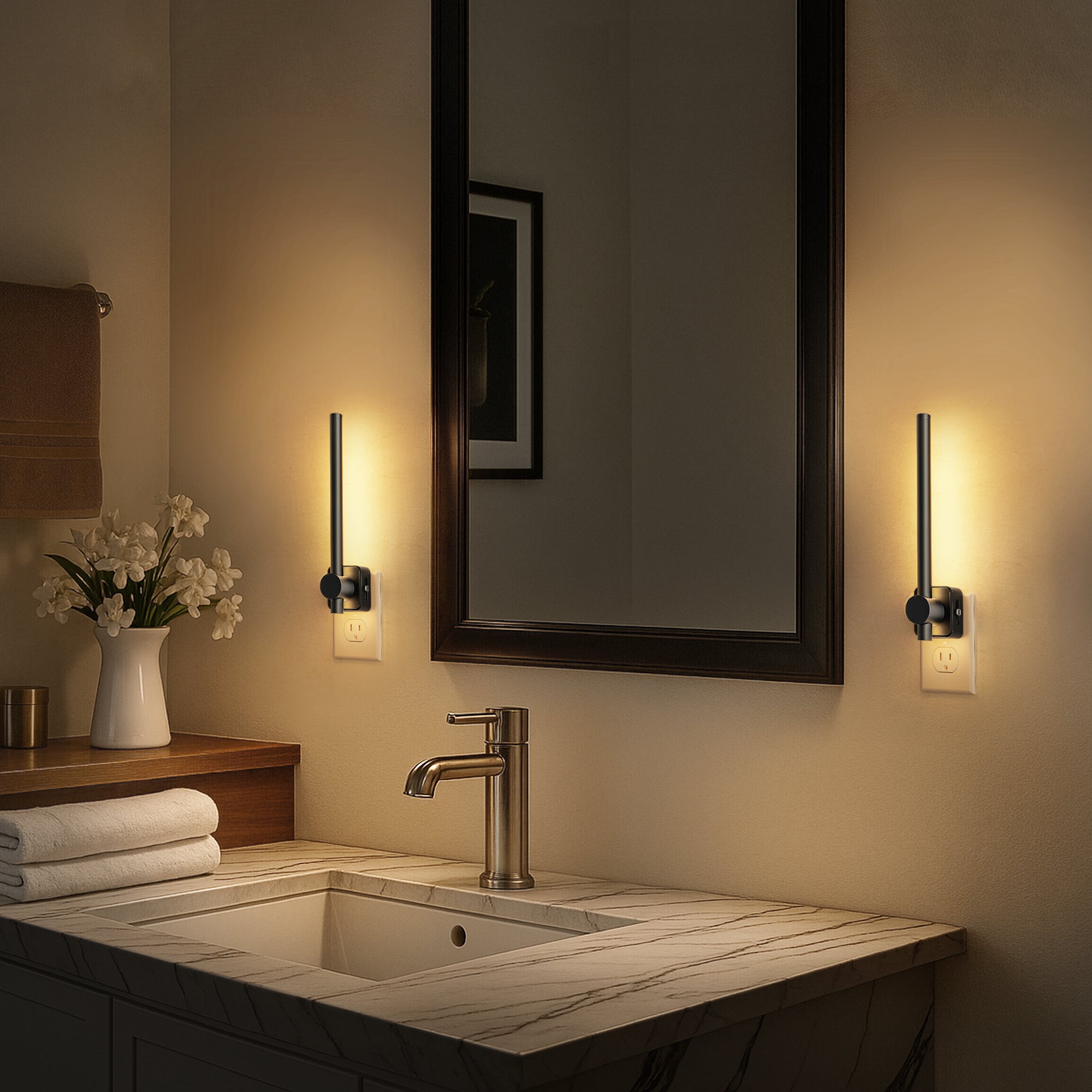 Plug-in Night Light Linear Design