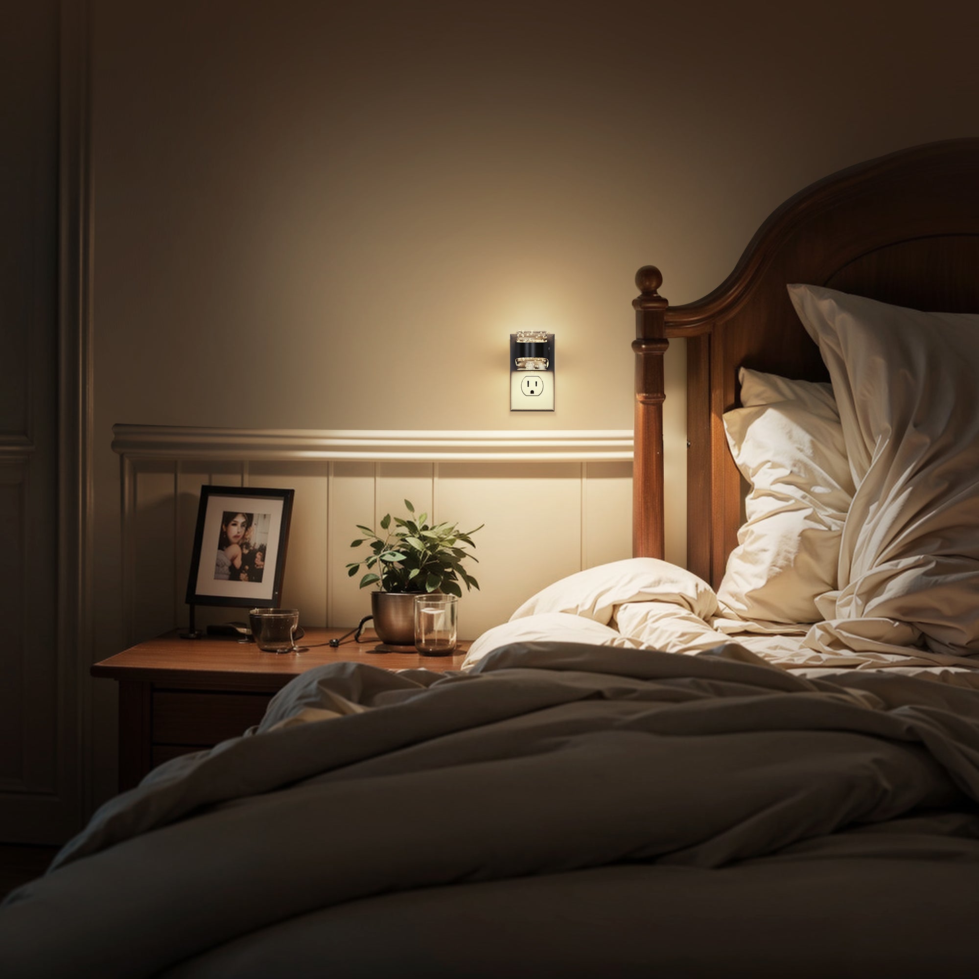 Plug-in Night Light 3CCT Adjustable Bubble Style (2 Pack)