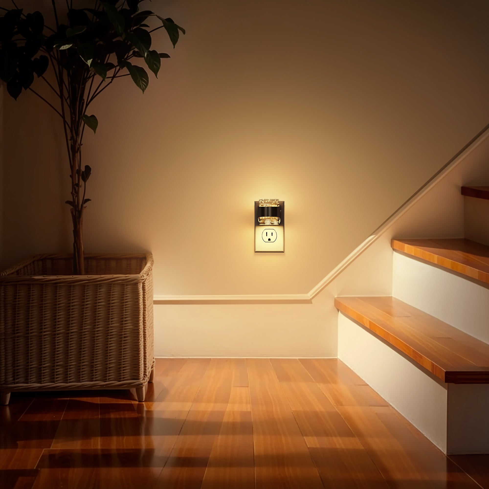 Plug-in Night Light 3CCT Adjustable Bubble Style (2 Pack)