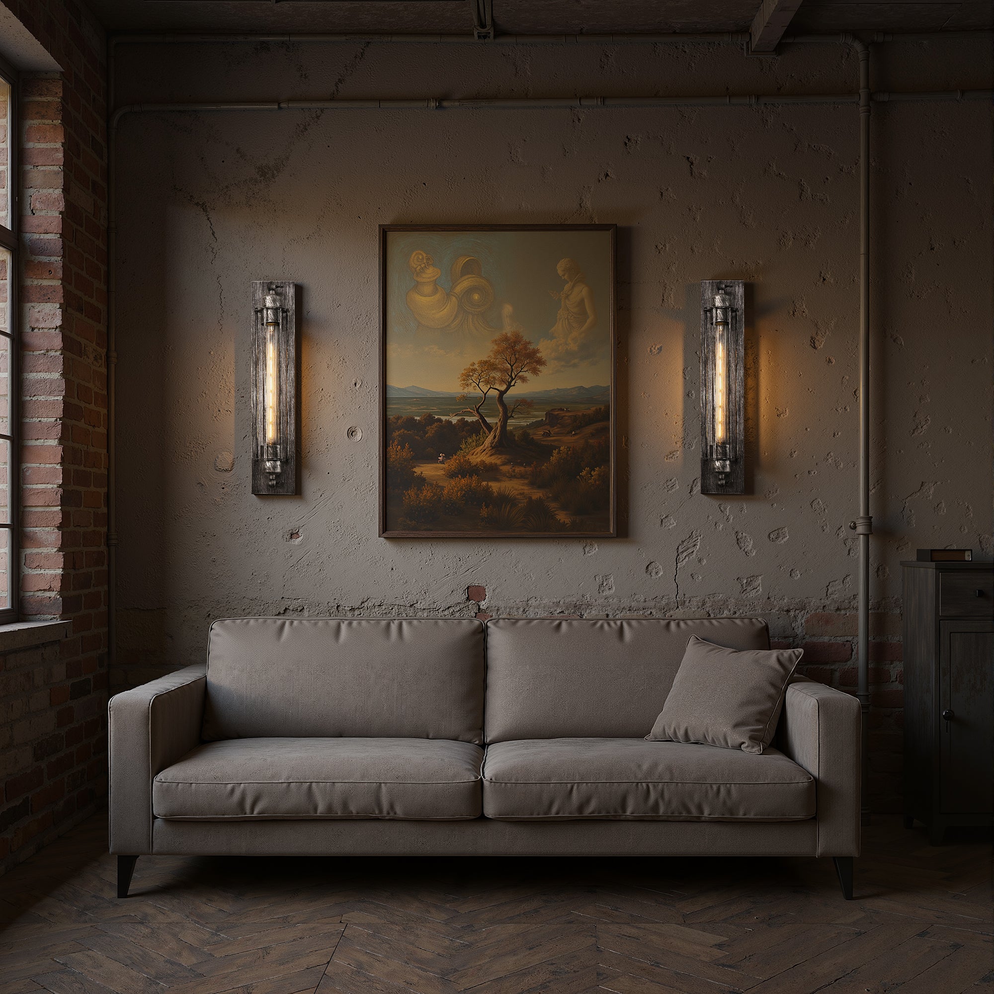 Wall Sconce Retro Wrought Iron Wall Light Fixtures