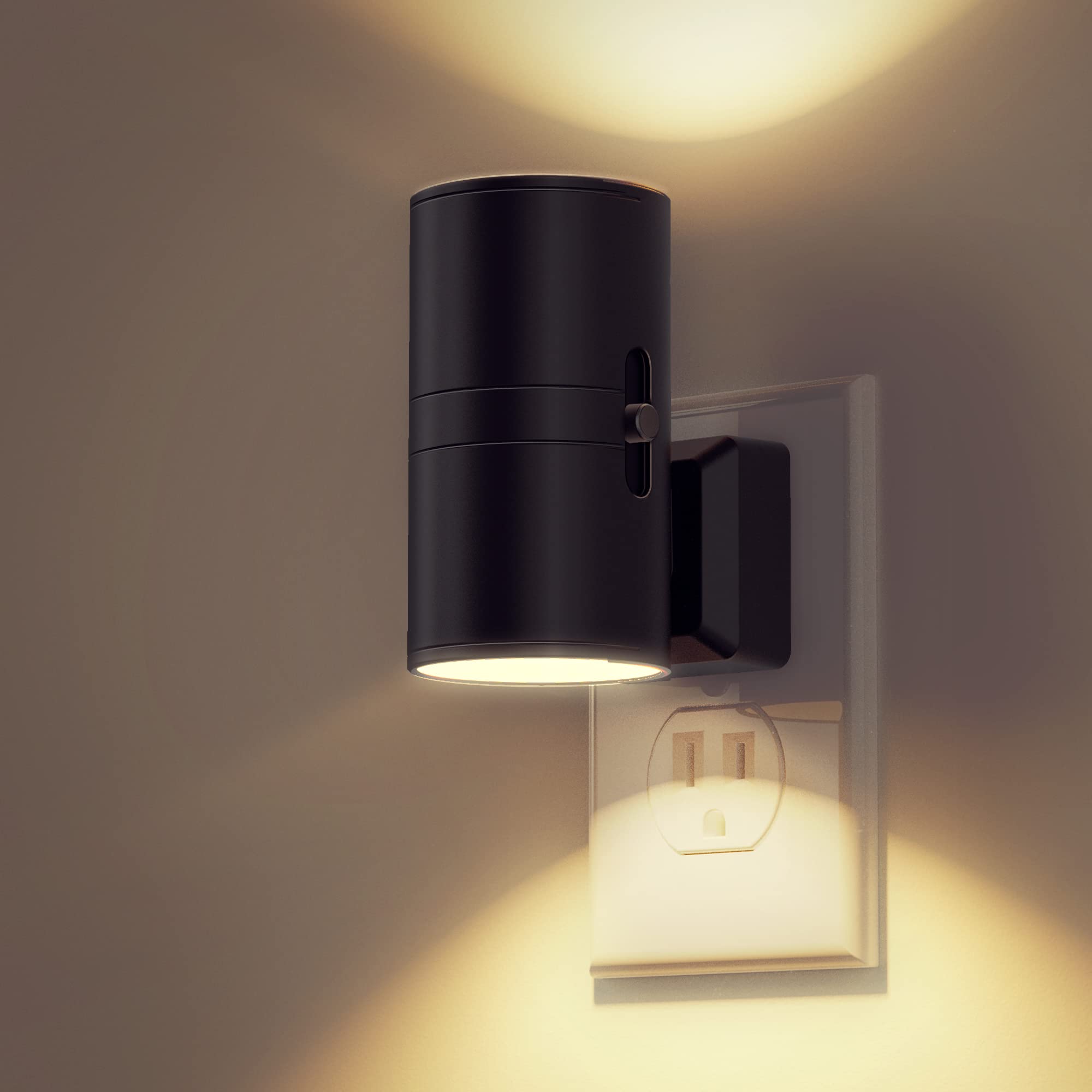 L LOHAS LED Modern Plug-in Night Light with Dusk to Dawn Sensor