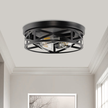 Flush Mount Ceiling Light with No Bulbs Included