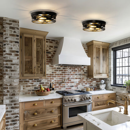 Flush Mount Ceiling Light with No Bulbs Included
