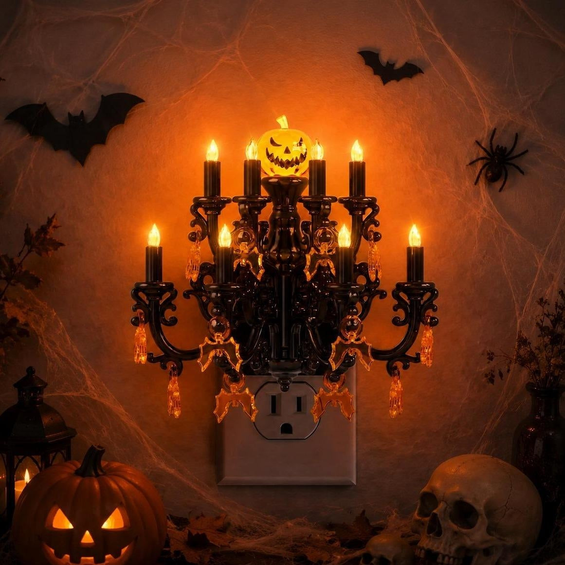 Halloween Gothic Chandelier Plug-In Night Light