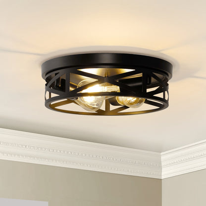 Flush Mount Ceiling Light with No Bulbs Included