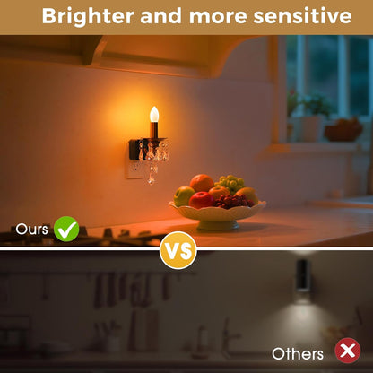 Plug-in Night Light Flameless Candle Style