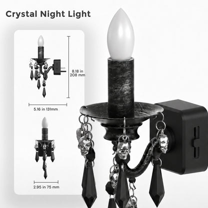 Halloween Gothic Candle Plug-In Night Light