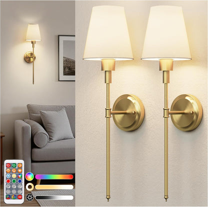 Wall Sconce Battery Operated 15 Color