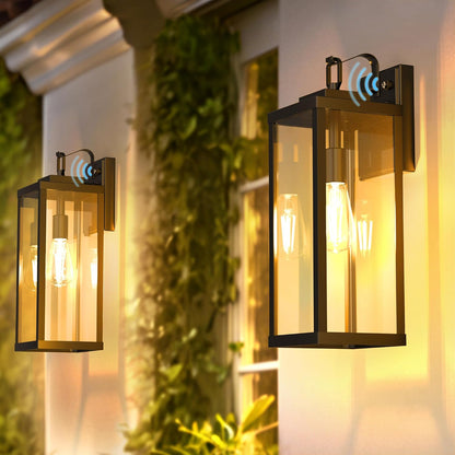 Outdoor Light Fixture, Black Waterproof Anti-Rust Porch Lights