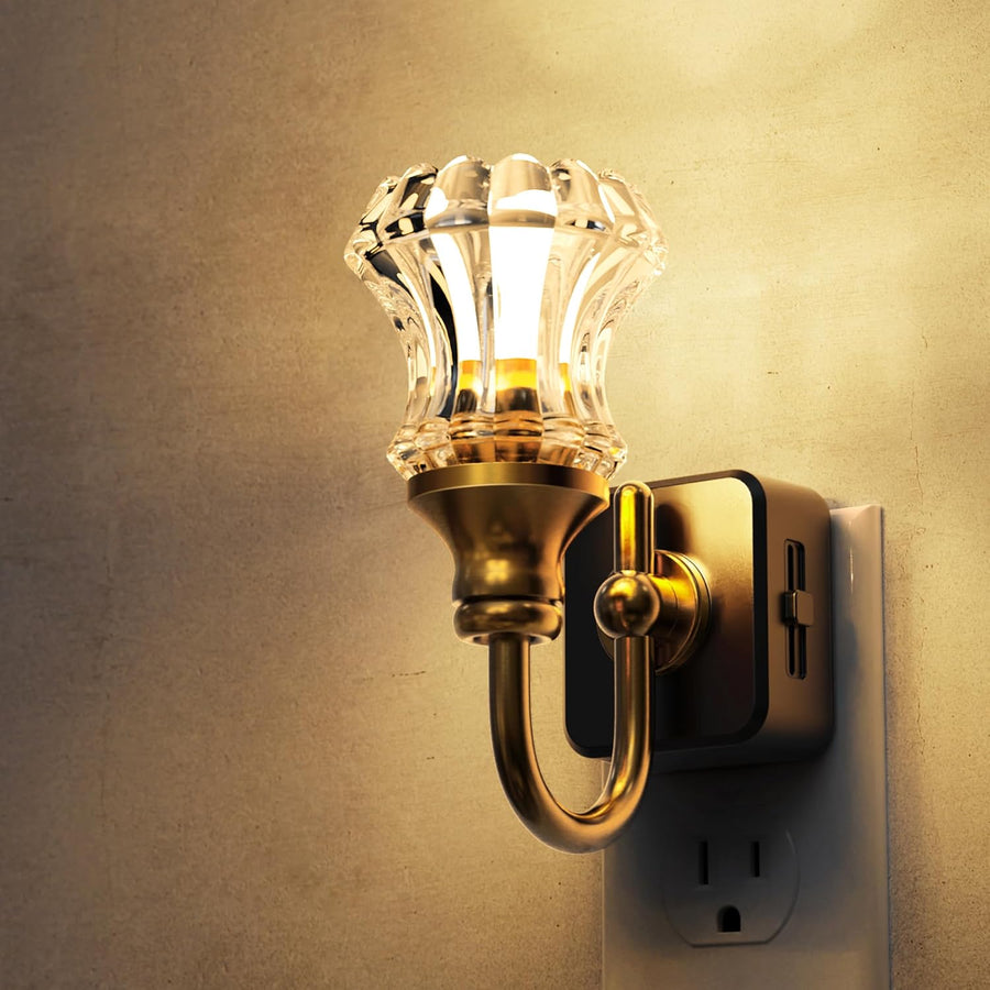 Floral Plug-In Night Light - [lohasled]