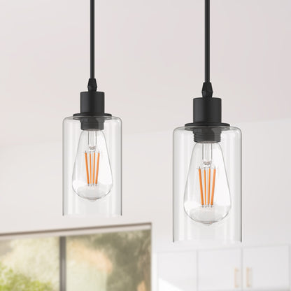 Modern Matte Black Pendant Light