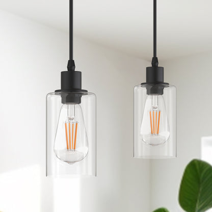 Modern Matte Black Pendant Light