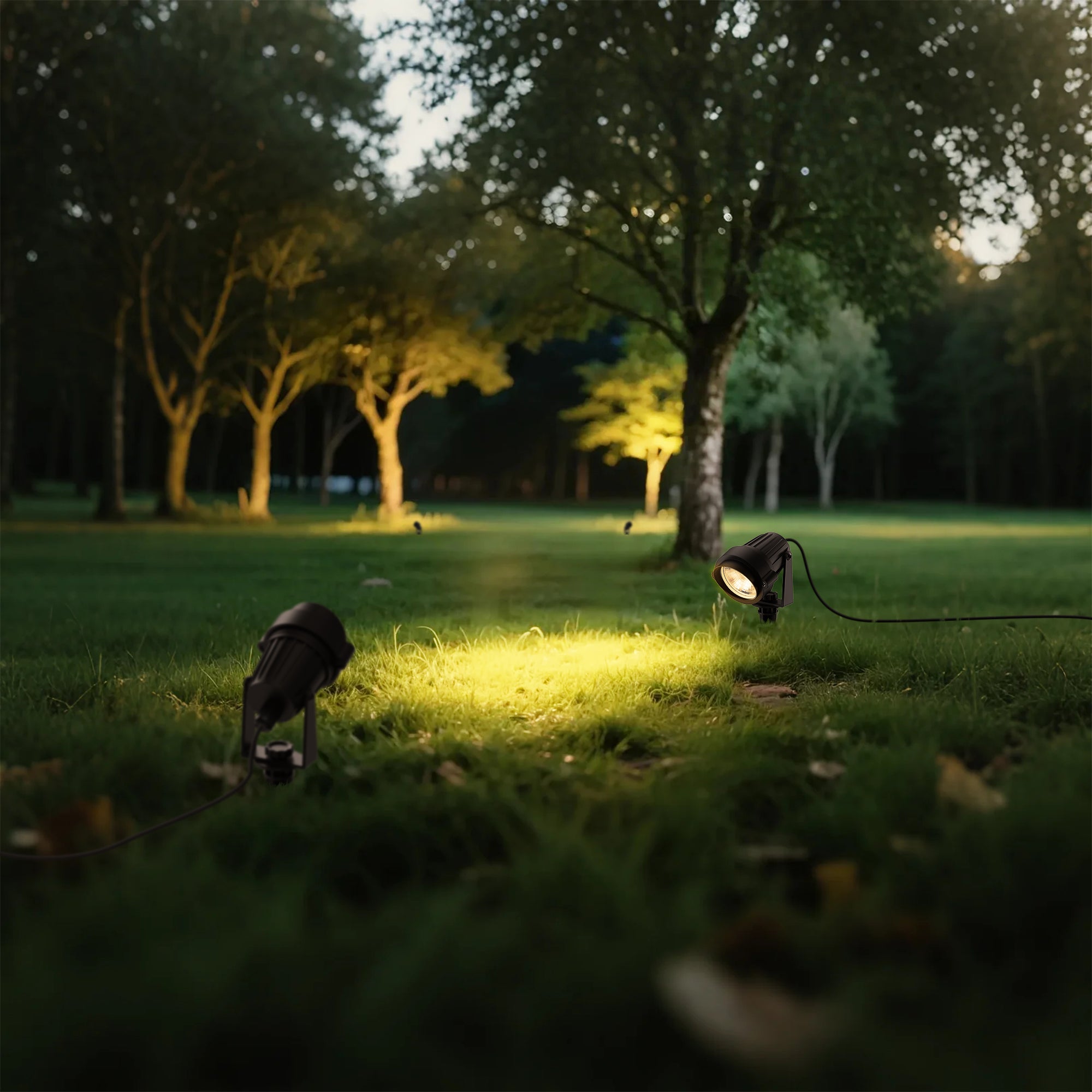 Outdoor Spotlight, IP66 Waterproof Plug in Spot Lights