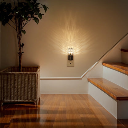 Plug-in Night Light Crystal Diamond Style