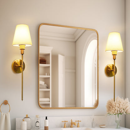 Wall Sconce Battery Operated, Gold with 15 Color Modes