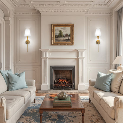 Wall Sconce Battery Operated, Gold with 15 Color Modes