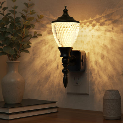 L LOHAS LED Vintage Farmhouse Night Lights Plug into Wall