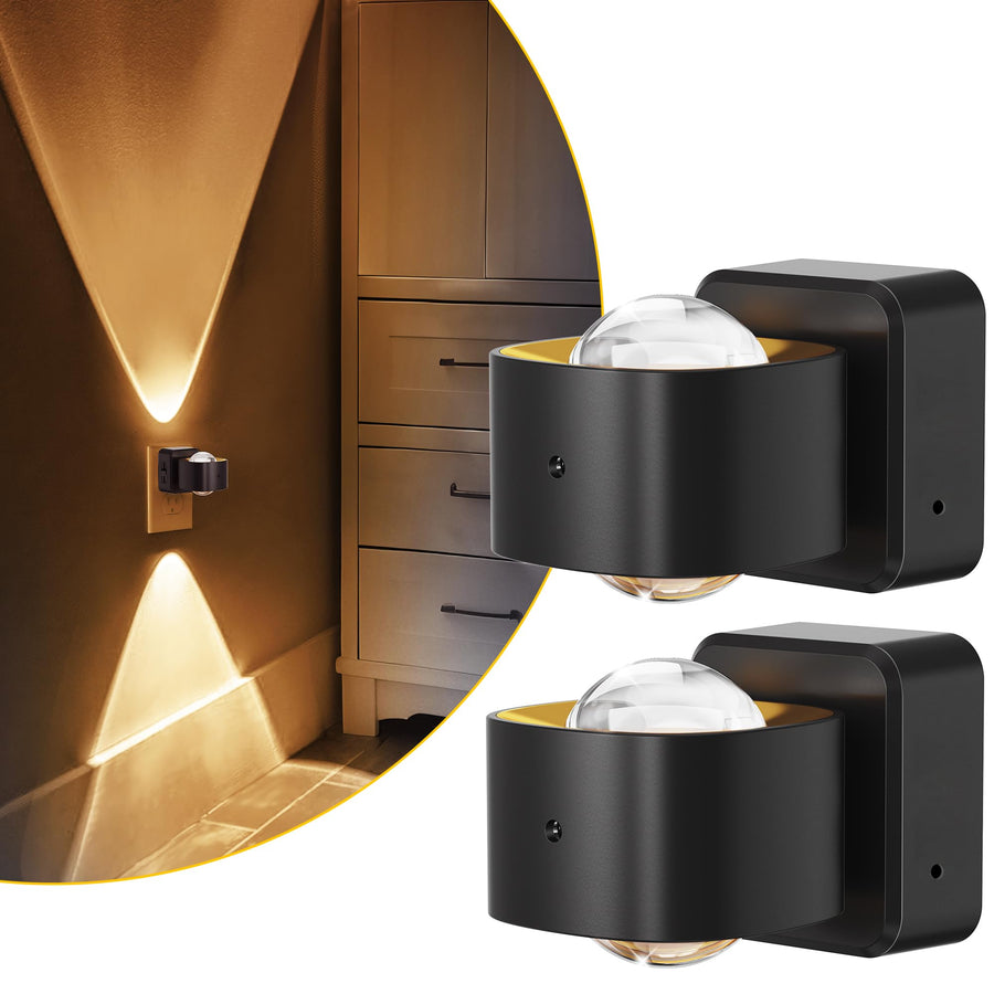 Projector 180°Rotating Plug-In Night Light - [lohasled]
