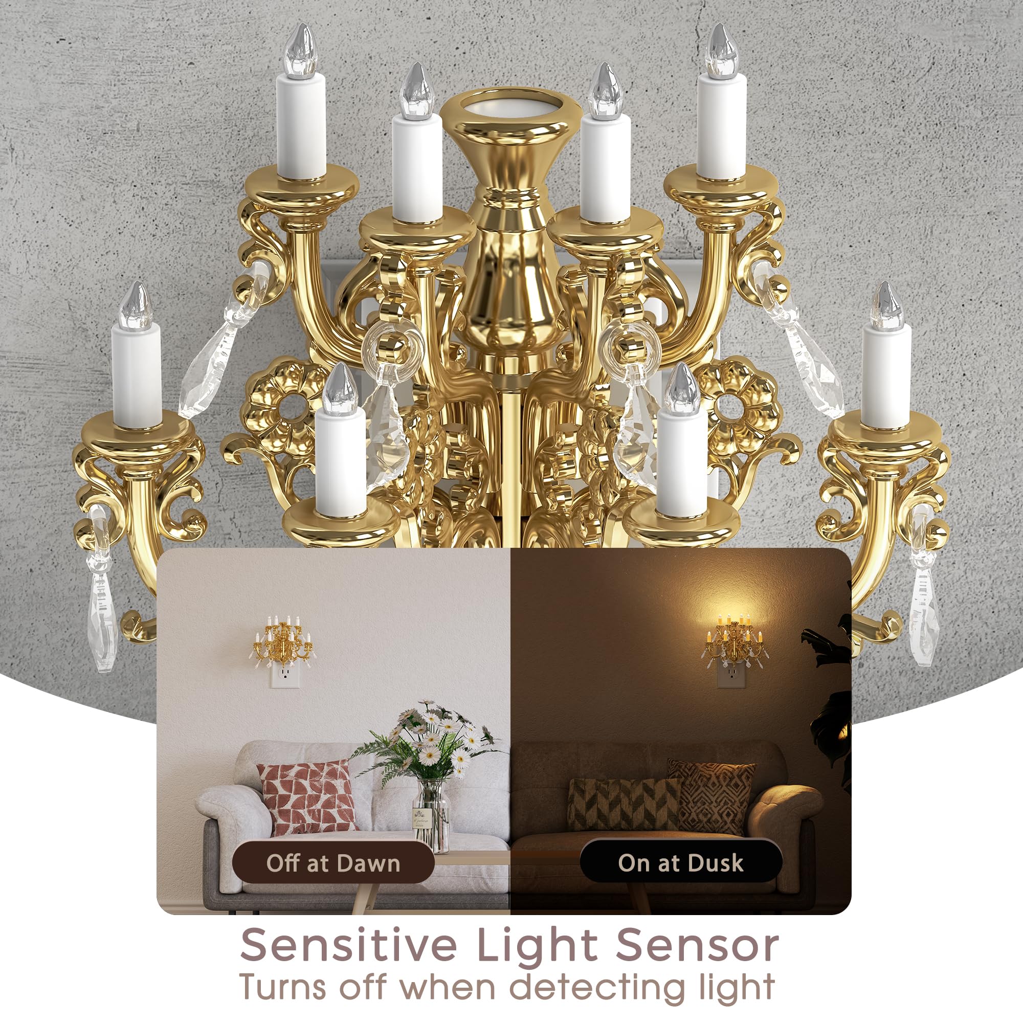Plug-in Night Light Chandelier Design