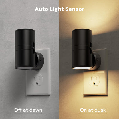 L LOHAS LED 5CCT Adjustable 330° Rotating Night Light – Plug-in Wall