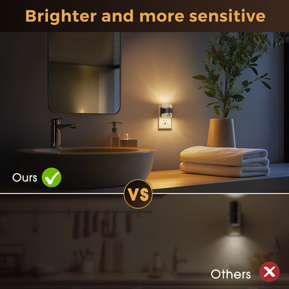 L LOHAS LED 3CCT Adjustable Bubble Night Lights Plug into Wall